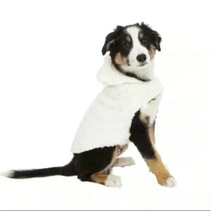 🆕 Teddy Bear Fleece Cozy Sherpa Pet Hoodie L🆕